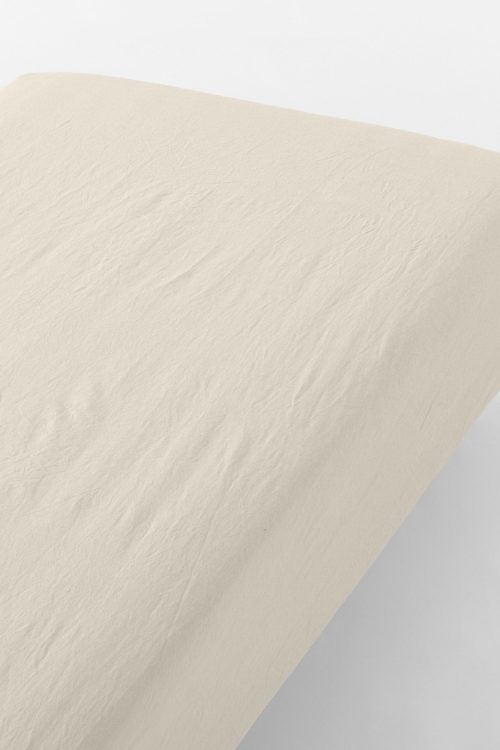 Washed Cotton Fitted Sheet