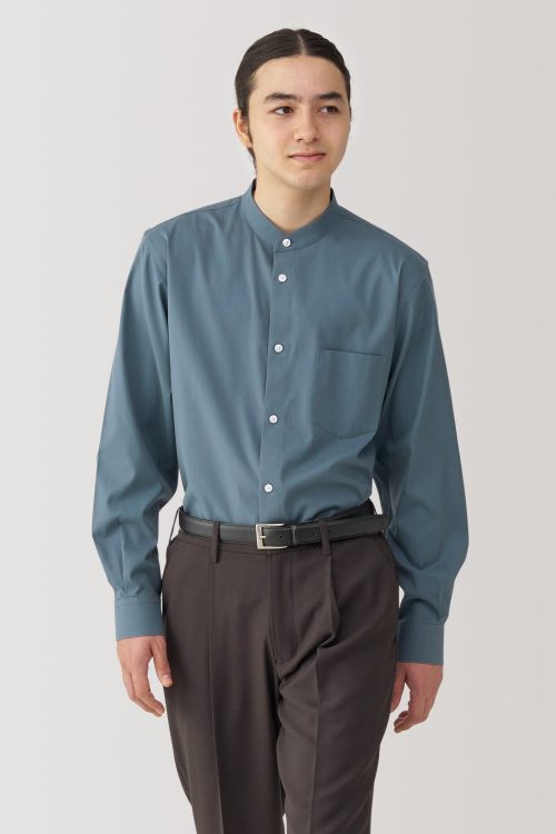 Men’s Non-Iron Stand Collar Shirt